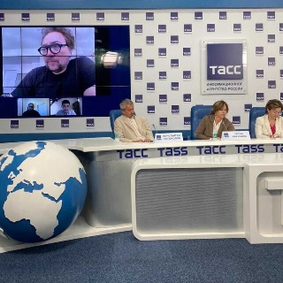 Jovan Jelovac at the Creative Business Forum at SPIEF 2021 